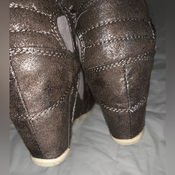 BIG BUDDHA Pewter EMILY boots booties women’s size 6 - Picture 10 of 15